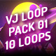VJ Loops Pack 01 - Retrowave Psychedelic Mix - VideoHive Item for Sale