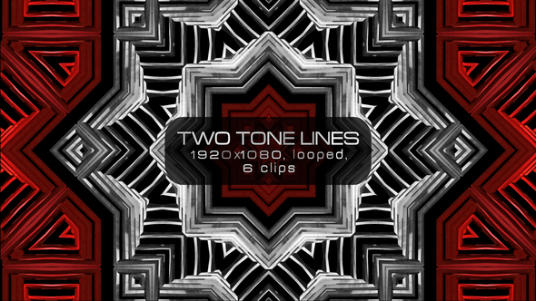 Two Tone Lines VJ Pack