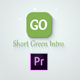 Short Green Intro Mogrt - VideoHive Item for Sale