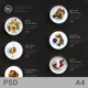 Food Plate Clean Menu Chalk Playful - GraphicRiver Item for Sale