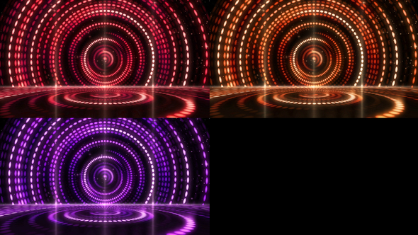 Retro Stage Awards Lighting Background 04