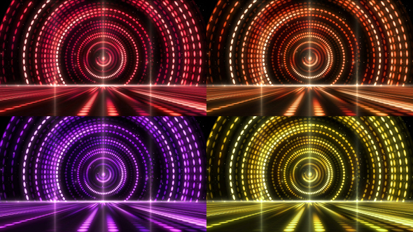 Retro Stage Awards Lighting Background 02