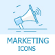 Marketing Outline Icons - GraphicRiver Item for Sale