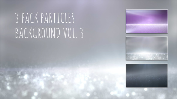 3 Pack Particles Backgrounds Vol.3