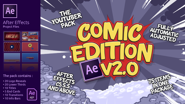 The YouTuber Pack - Comic Edition V2.0