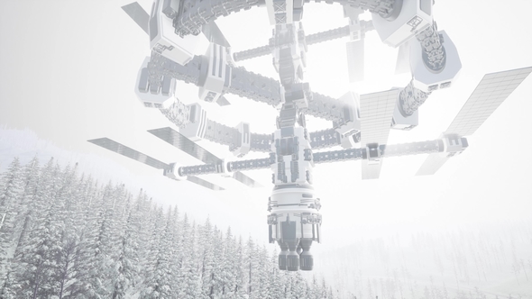 Alien UFO at Earth alt