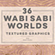 36 Wabi Sabi Worlds of Golden Graphics and Textures - GraphicRiver Item for Sale