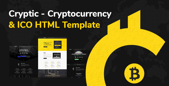 Cryptic - Cryptocurrency & ICO Landing Page HTML Template
