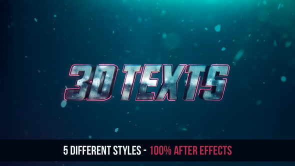 3D Texts Effects - No Plugins alt