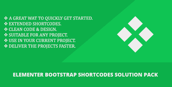 Elementer - Bootstrap Shortcodes Solution Pack