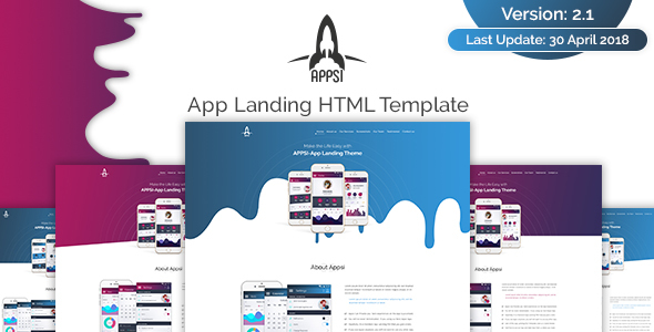 APPSI-App Landing HTML Template