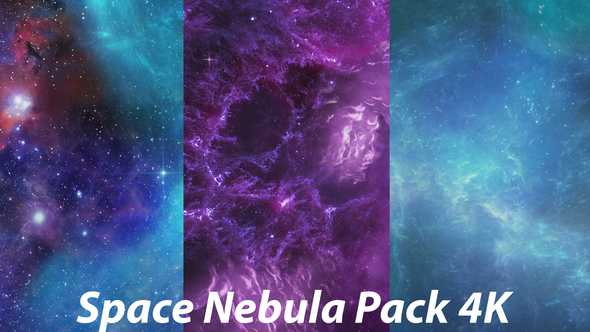 Colorful Space Nebula in the Vast Space alt
