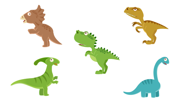 Cartoon Dinosaur Pack 1 alt