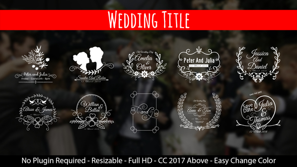 Wedding Titles alt