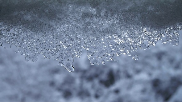 Crystals on balcony