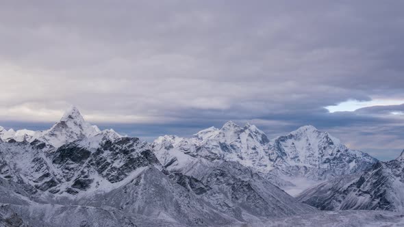 Ama Dablam and Himalayan Mountains. Nepal