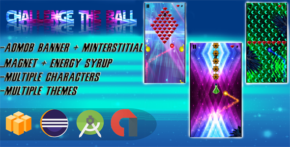 Challenge the ball -  Admob + Multiple Characters (Buildbox + Android Studio + Eclipse)