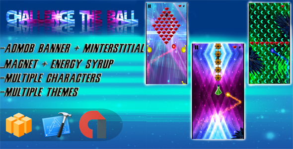 Challenge the ball -  Admob + Multiple Characters (Buildbox + Xcode)
