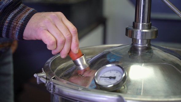 Production of Perfume Essences By Steam Distillation in Distillation Cube in a Small Alpine Village.