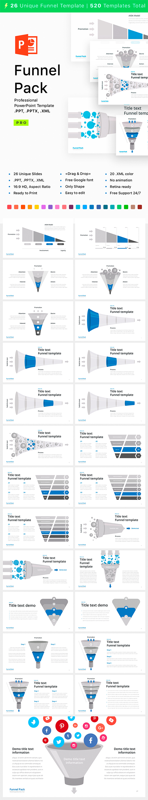 Funnel Pack for PowerPoint