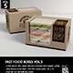 Fast Food Boxes Vol.5:Take Out Packaging Mock Ups - GraphicRiver Item for Sale