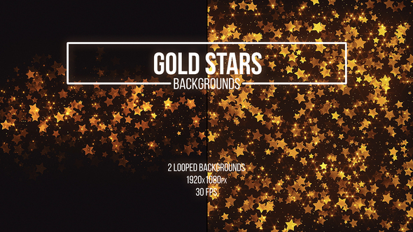 Gold Stars Backgrounds