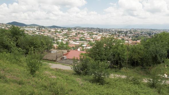 The View of City Kutaisi From Bagrati Cathedral Area, Georgia