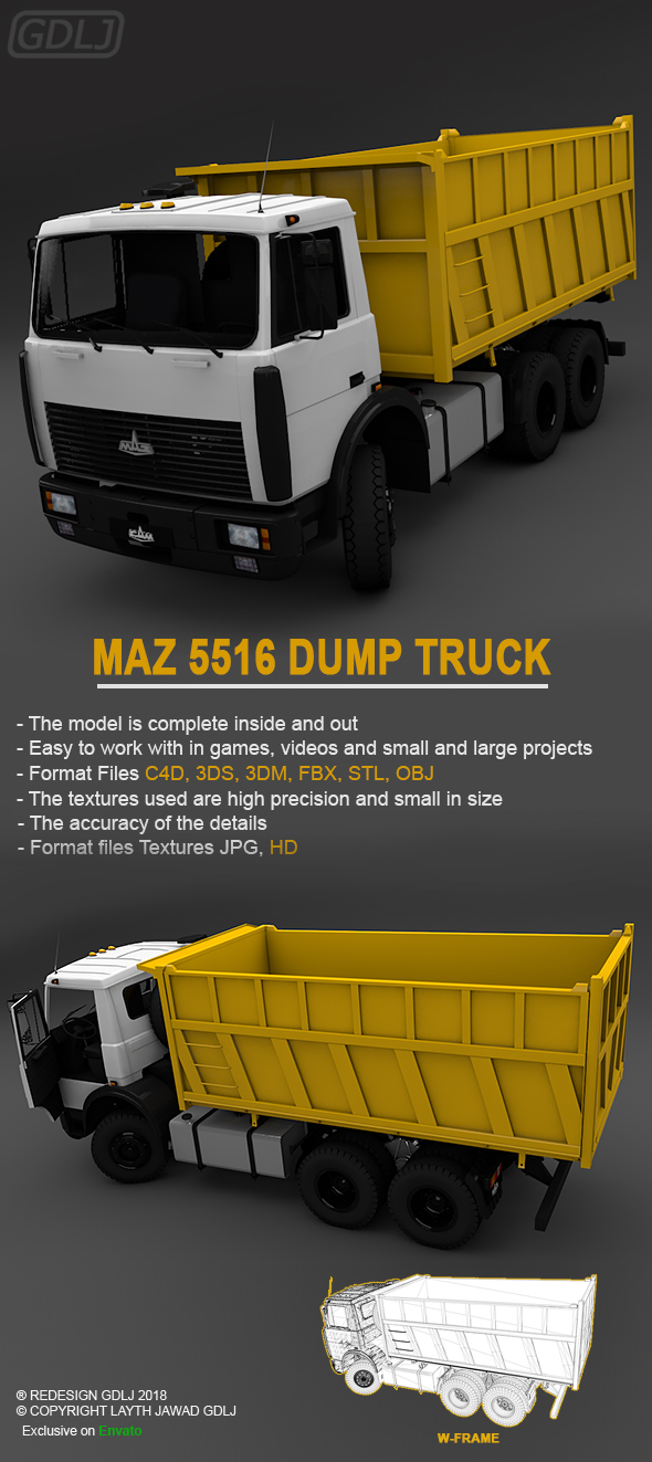 MAZ 5516 dump truck