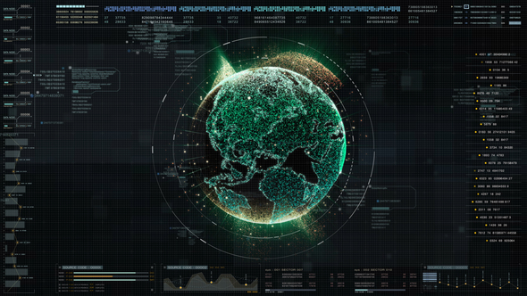 Futuristic User Interface Head Up Display 03