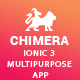 Chimera - Full Multi-Purpose Ionic 3 App, Theme, Component - CodeCanyon Item for Sale