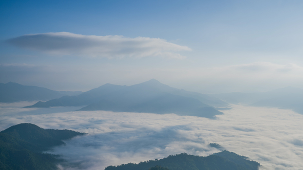 Mountain Fog Landscape