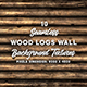 10 Wood Logs Wall Background Texture - 3DOcean Item for Sale