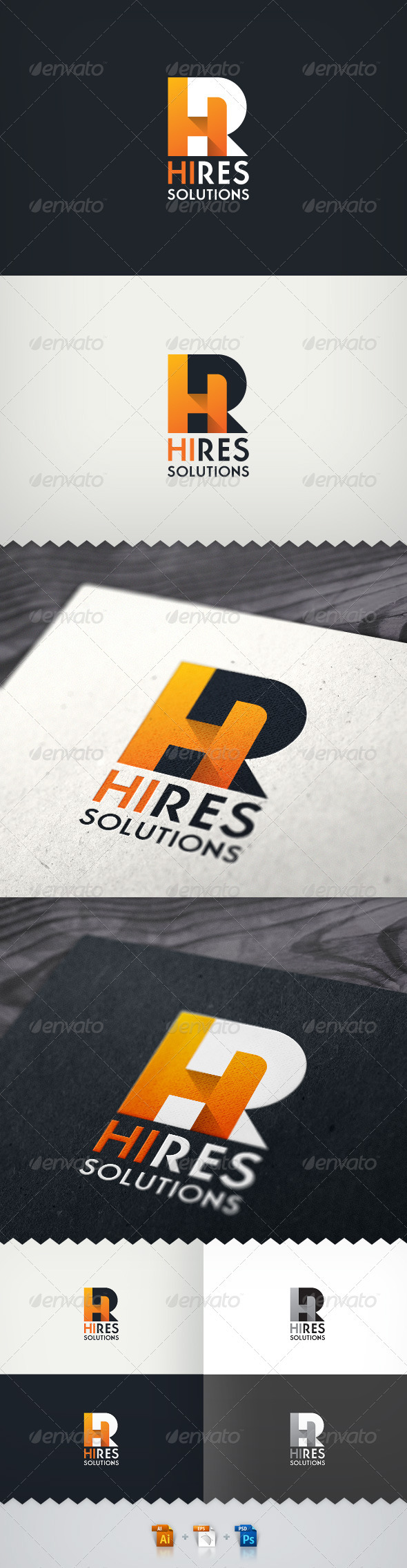 Hi-Res Solutions Render Farm Logo