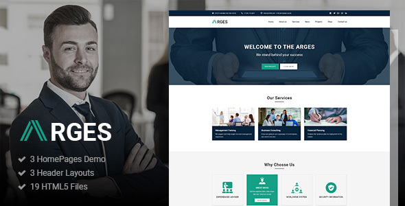 Arges | Corporate & Business HTML5 Template
