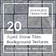 20 Aged Stone Tiles Backgrounds - 3DOcean Item for Sale