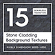 15 Seamless Stone Cladding Textures - 3DOcean Item for Sale