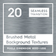 20 Brushed Metal Background Textures - 3DOcean Item for Sale