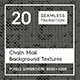 20 Chain Mail Background Textures - 3DOcean Item for Sale