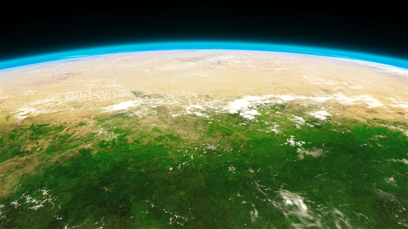4K Earth Close Up Horizon View Africa Sahara Desert