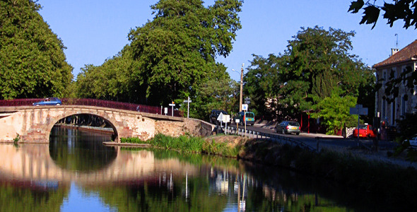 Boat Sails Under The Bridge