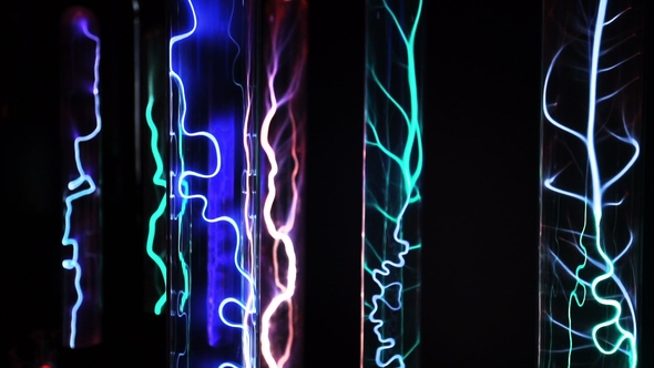 Plasma Magic in Inert Gas of a Flask