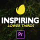 Inspiring Lower Thirds for Premiere - VideoHive Item for Sale