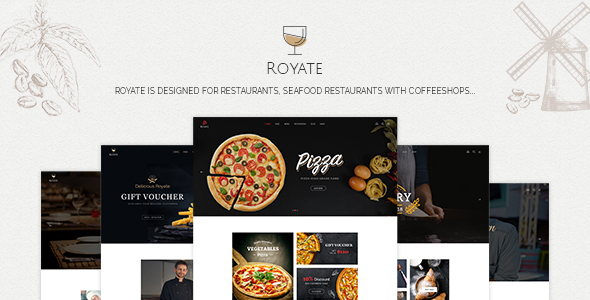 Royate | Restaurant PSD Template