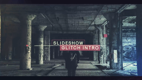 Slideshow Glitch Intro