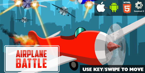 Airplane Battle - HTML5 Game (CAPX)