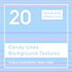 20 Candy Lines Background Textures - 3DOcean Item for Sale