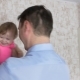 Dad Circled in the Arms of a Small Baby and He Laughs - VideoHive Item for Sale