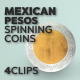 Mexican Pesos Spinning Coins - VideoHive Item for Sale