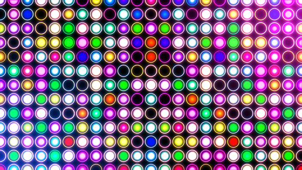 Colorful Blinkers Loop Background