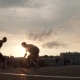 Streetball at Sunset. Basketball in the Open Air - VideoHive Item for Sale